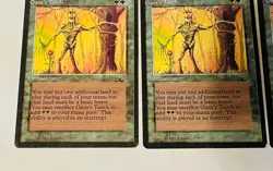 X3 Gaea's Touch Magic the Gathering - The Dark (2) Misprints MP - Image 4