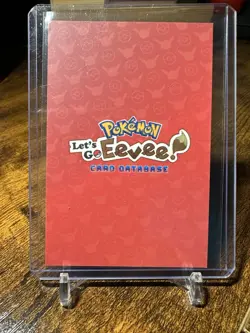 Pokemon Let’s Go Eevee Card Database Eevee Poncho Gengar Red Cracked Ice Holo - Image 5