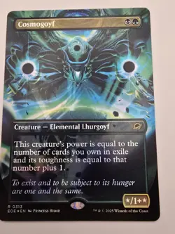 Cosmogoyf (Borderless) Edge of Eternities Foil - Image 1