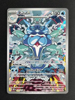 Pokemon TCG Basic Stage 1 Holo - Minior 201/182, Palafin 200/197 English Ability - Image 3