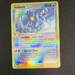 The Pokemon Company Golduck 17/100 EX Sandstorm Reverse Holo Rare 70HP EN 2003 - Image 1