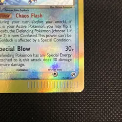 The Pokemon Company Golduck 17/100 EX Sandstorm Reverse Holo Rare 70HP EN 2003 - Image 4
