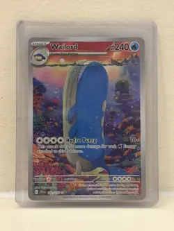 Pokemon TCG Wailord 162/159 Illustration Rare Journey Together - Image 1
