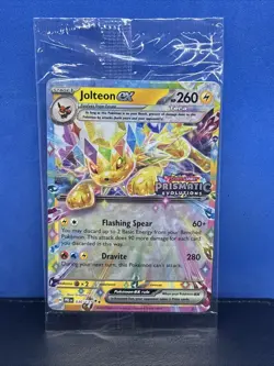 Jolteon EX 030/131 Stamped Prismatic Evolutions Promo Sealed Pokemon 2025 - Image 1