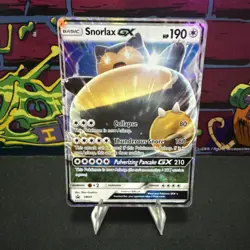 Pokemon TCG Snorlax-GX SM05 SM Black Star Promos Holo NM - Image 1