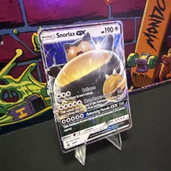 Pokemon TCG Snorlax-GX SM05 SM Black Star Promos Holo NM - Image 2