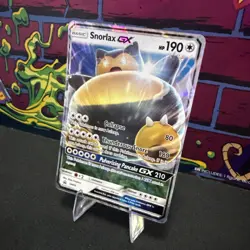 Pokemon TCG Snorlax-GX SM05 SM Black Star Promos Holo NM - Image 3