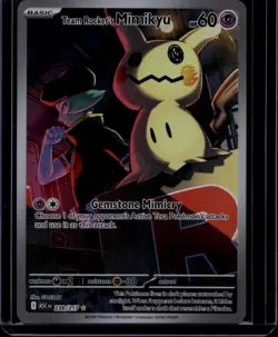 Team Rocket's Mimikyu 238/217 Illustration Rare Ascended Heroes Pokemon NM A519 - Image 1