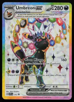 Umbreon ex SVP 176 Holo Promo Scarlet & Violet Promo Pokemon English NM - Image 1