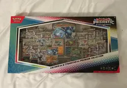 Pokemon Prismatic Evolutions Lucario ex & Tyranitar ex Premium Collection Box - Image 1