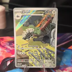 Pokemon TCG Lairon SV06 Twilight Masquerade 184/167 IR Holo 110 HP Engl 2024 - Image 1