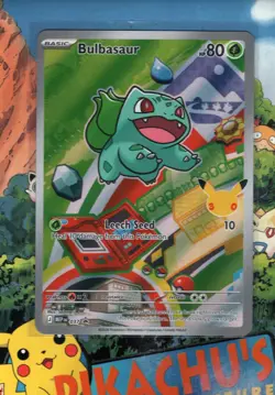 Pokemon TCG Bulbasaur MEP 037 Holo First Partner Promo NM/M - Image 1