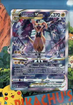Pokemon TCG Zeraora VSTAR GG43/GG70 Crown Zenith: Galarian Gallery NM/M - Image 1