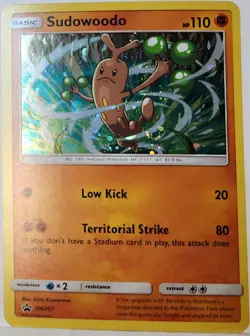 Fart Swirl 🌀 Sudowoodo SM207 Cosmos Holo Rare Pokemon TCG Black Star Promo - Image 3