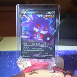 Pokemon Gengar V Fusion Strike Single Strike Ultra Rare Holo 156/264 - Image 5