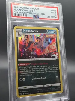 PSA 9 Pokemon Houndoom 096/163 - Play! Prize pack Series - Holo Rare - Image 5