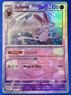 Pokemon TCG Sylveon (Poke Ball Pattern) 040/131 Sv: Prismatic Evolutions Holo - Image 1