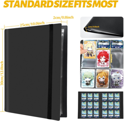 9-Pocket Trading Card Binder, Side-Loading Album Holds 360 Cards - Image 5