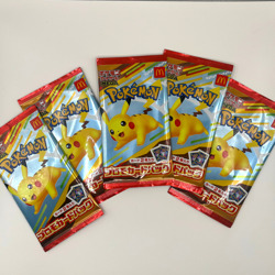 McDonalds Promo Card Pack 2025 Pikachu Japanese Pokemon Set Of 5 - Image 1