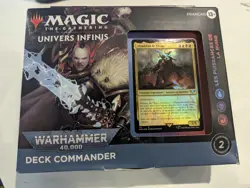 MTG Warhammer 40k Universes Beyond Commander Deck, Ruinous Powers 195166173474 - Image 1