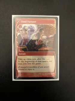 Wizards of the Coast Final Fortune Instant MTG Red Foil English 2024 - Image 2