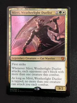 Mirri, Weatherlight Duelist Foil M Commander 2017 43 LP - Image 1