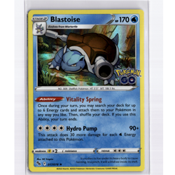 Blastoise Holo Rare Holo 017/078 Pokemon GO NM - Image 1