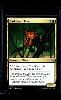 2020 MTG Magic the Gathering TSR Time Spiral Remastered #349 Darkheart Sliver - Image 1
