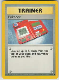 Pokemon TCG Pokedex Uncommon Base Set 087/102 - Image 1