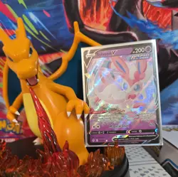 Pokemon TCG - Sylveon V 074/203 SWSH07: Evolving Skies Holo - Image 1
