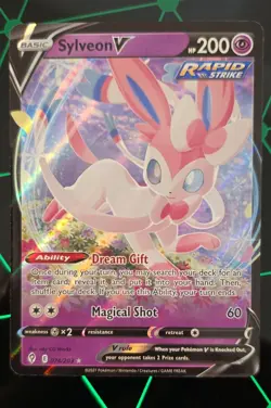 Pokemon TCG - Sylveon V 074/203 SWSH07: Evolving Skies Holo - Image 2