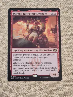 DARETTI, ROCKETEER ENGINEER x1 mtg NM-M Aetherdrift 1 Rare - Image 1