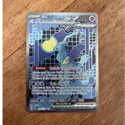 Pokemon Iron Crown ex 158/131 SV: Prismatic Evolutions Full Art Holo SIR - Image 1
