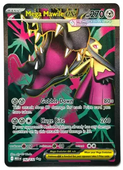 Mega Mawile ex 162/132 - Pokemon TCG - Mega Evolution Ultra Rare Holo - Image 1