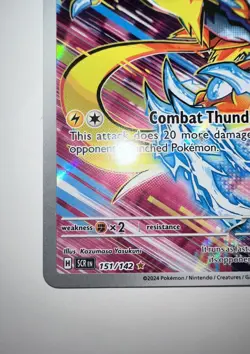 Pokemon TCG Zeraora 151/142 Sv07: Stellar Crown Holo M/NM - Image 5