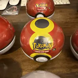 7 X Pokemon TCG Pokeball Tins Pokeball Ball E25 - Booster Packs New & Sealed - Image 5