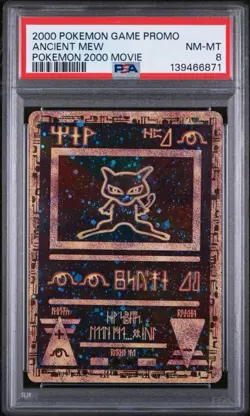 POKEMON PSA 8 NM-MINT Ancient Mew Pokemon 2000 Movie Promo - Image 1