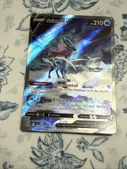 Suicune V GG38/GG70 Crown Zenith Galarian Gallery Ultra Rare Full Art Holo - Image 2