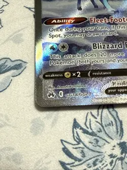 Suicune V GG38/GG70 Crown Zenith Galarian Gallery Ultra Rare Full Art Holo - Image 4