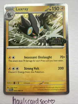 Pokemon Luxray 028/088 Perfect Order Stamped Promo NM Mint - Image 2