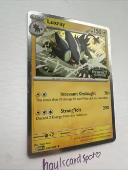 Pokemon Luxray 028/088 Perfect Order Stamped Promo NM Mint - Image 4