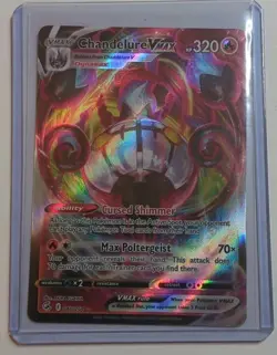 Pokemon Fusion Strike - Chandelure VMAX Ultra Rare # 040/264 - Image 1