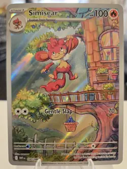 Pokemon TCG - S&V - White Flare - Simisear 100/086 - Illustration Rare - NM - Image 1