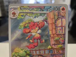 Pokemon TCG - S&V - White Flare - Simisear 100/086 - Illustration Rare - NM - Image 4