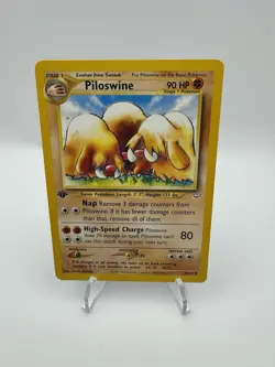Pokemon Piloswine 36/64 1st Edition Neo Revelation Uncommon - Image 1