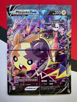 Morpeko V-Union Full Set SWSH287-290 Black Star Promo Set Pokemon PACK FRESH - Image 1