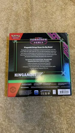 POKEMON TCG SHROUDED FABLE KINGAMBIT ILLUSTRATION COLLECTION BOX - NEW & SEALED - Image 2