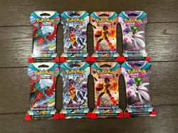 Pokemon TCG Paradox Rift 8 Sleeved Boosters Art Set x2 New/Sealed - Image 1
