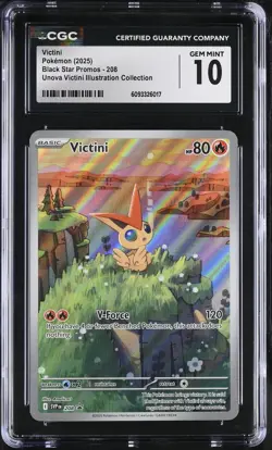 Victini 208 CGC 10 - 2025 Pokemon Scarlet Violet SV Promos - Image 1