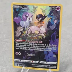 Pokemon TCG Mew GG10/GG70 Crown Zenith Galarian Gallery Full Art Ultra Rare Holo - Image 1